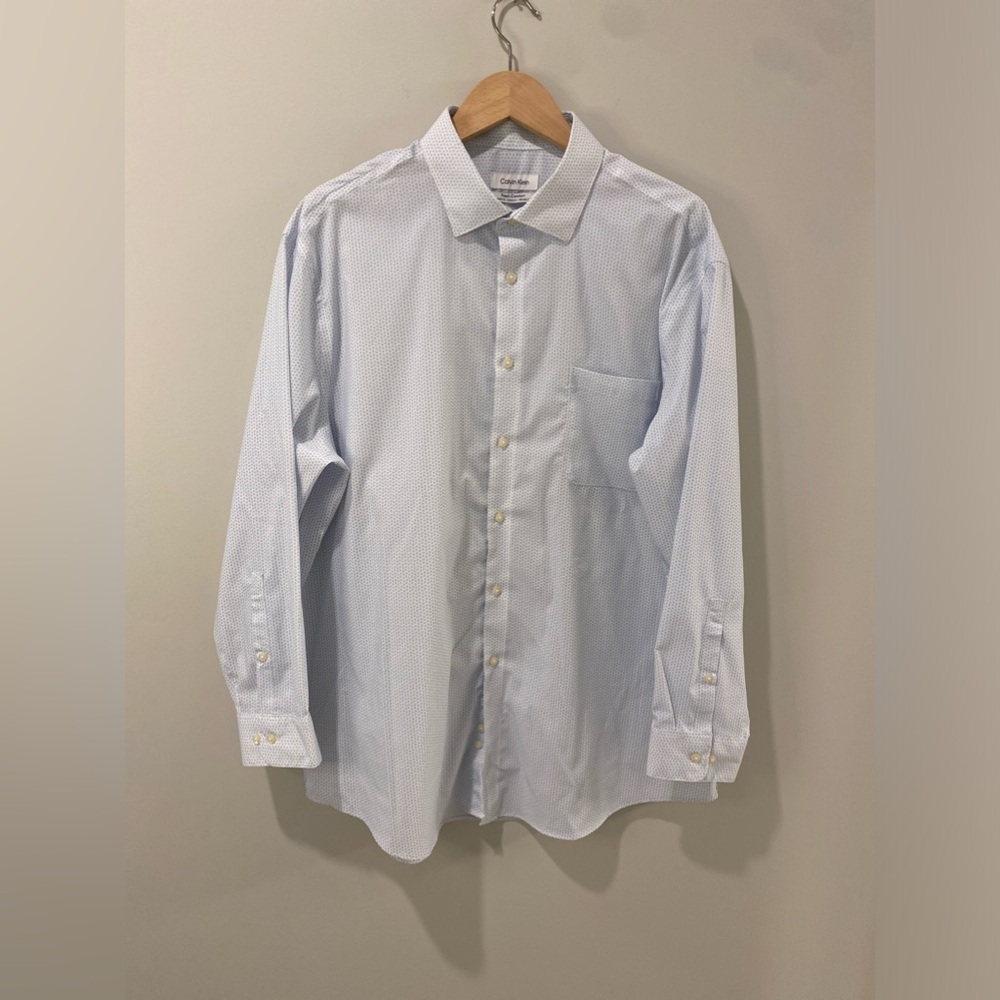 Men’s — Calvin Klein ‘Fresh Comfort Regular Fit’ Dress Shirt